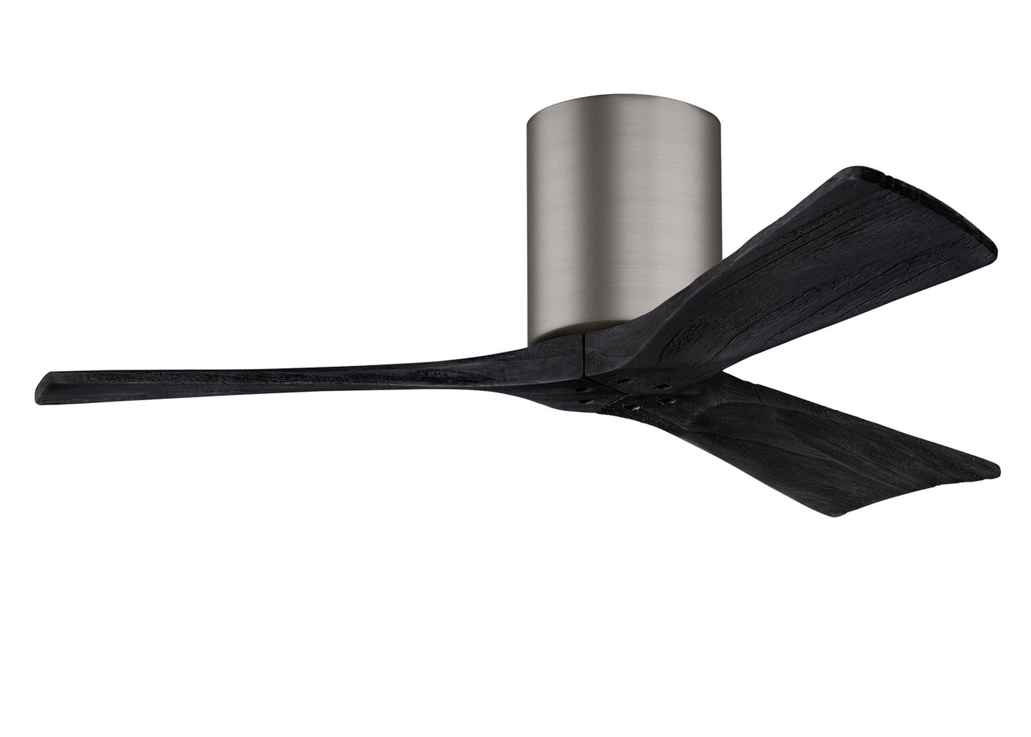 Matthews Fan Company - IR3H-BP-BK-42 - 42"Ceiling Fan - Irene-3H - Brushed Pewter