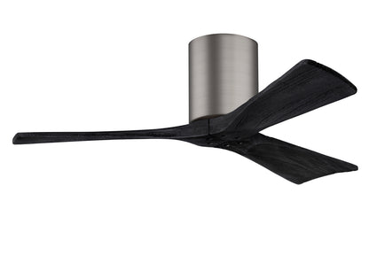 Matthews Fan Company - IR3H-BP-BK-42 - 42"Ceiling Fan - Irene-3H - Brushed Pewter