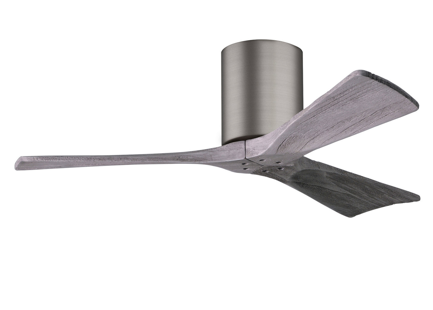 Matthews Fan Company - IR3H-BP-BW-42 - 42"Ceiling Fan - Irene-3H - Brushed Pewter