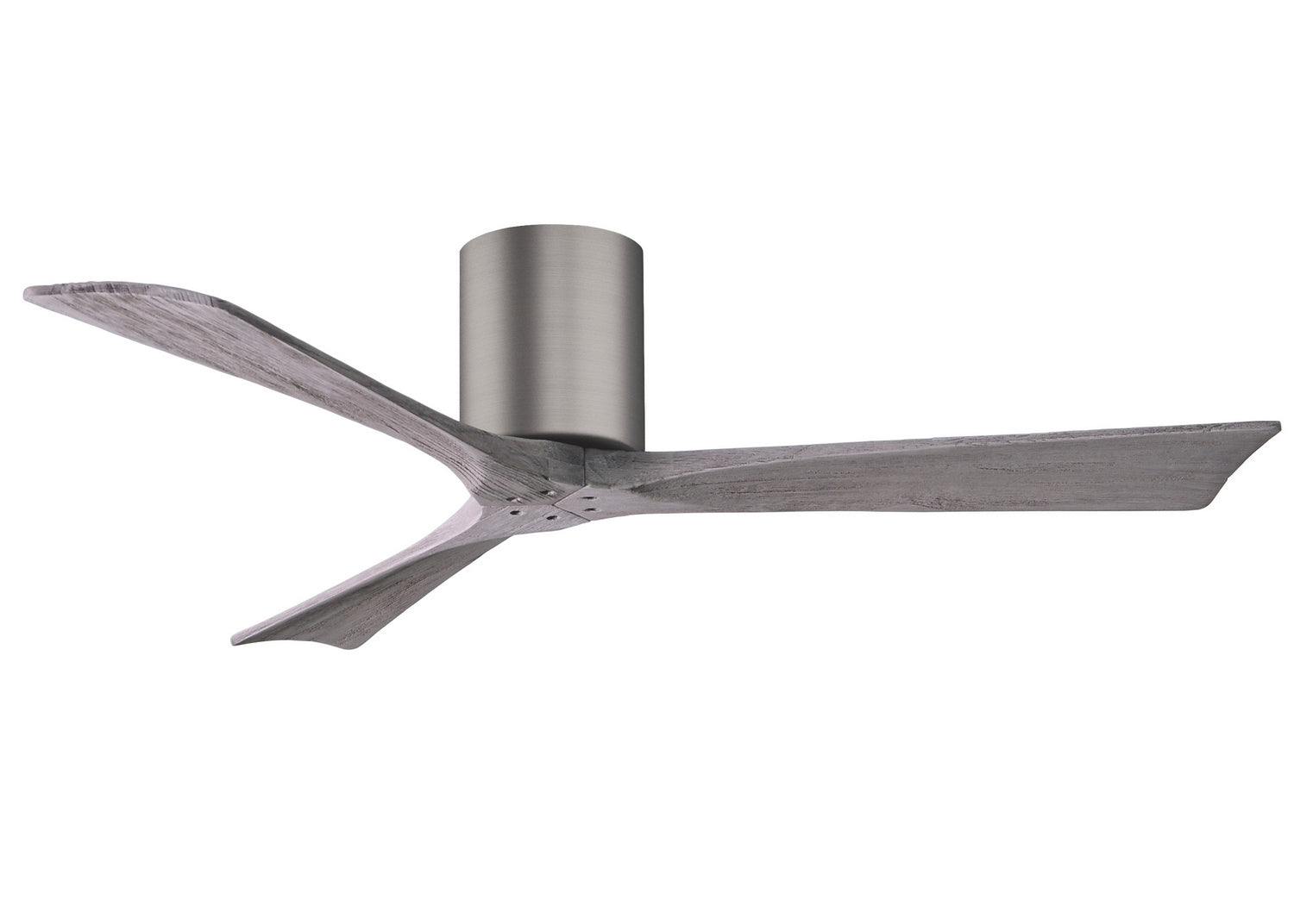 Matthews Fan Company - IR3H-BP-BW-52 - 52"Ceiling Fan - Irene-3H - Brushed Pewter