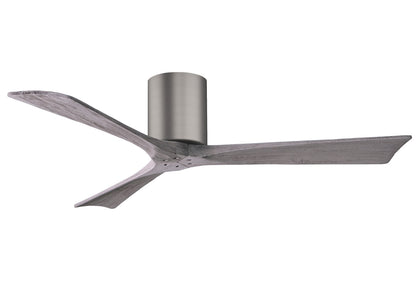 Matthews Fan Company - IR3H-BP-BW-52 - 52"Ceiling Fan - Irene-3H - Brushed Pewter
