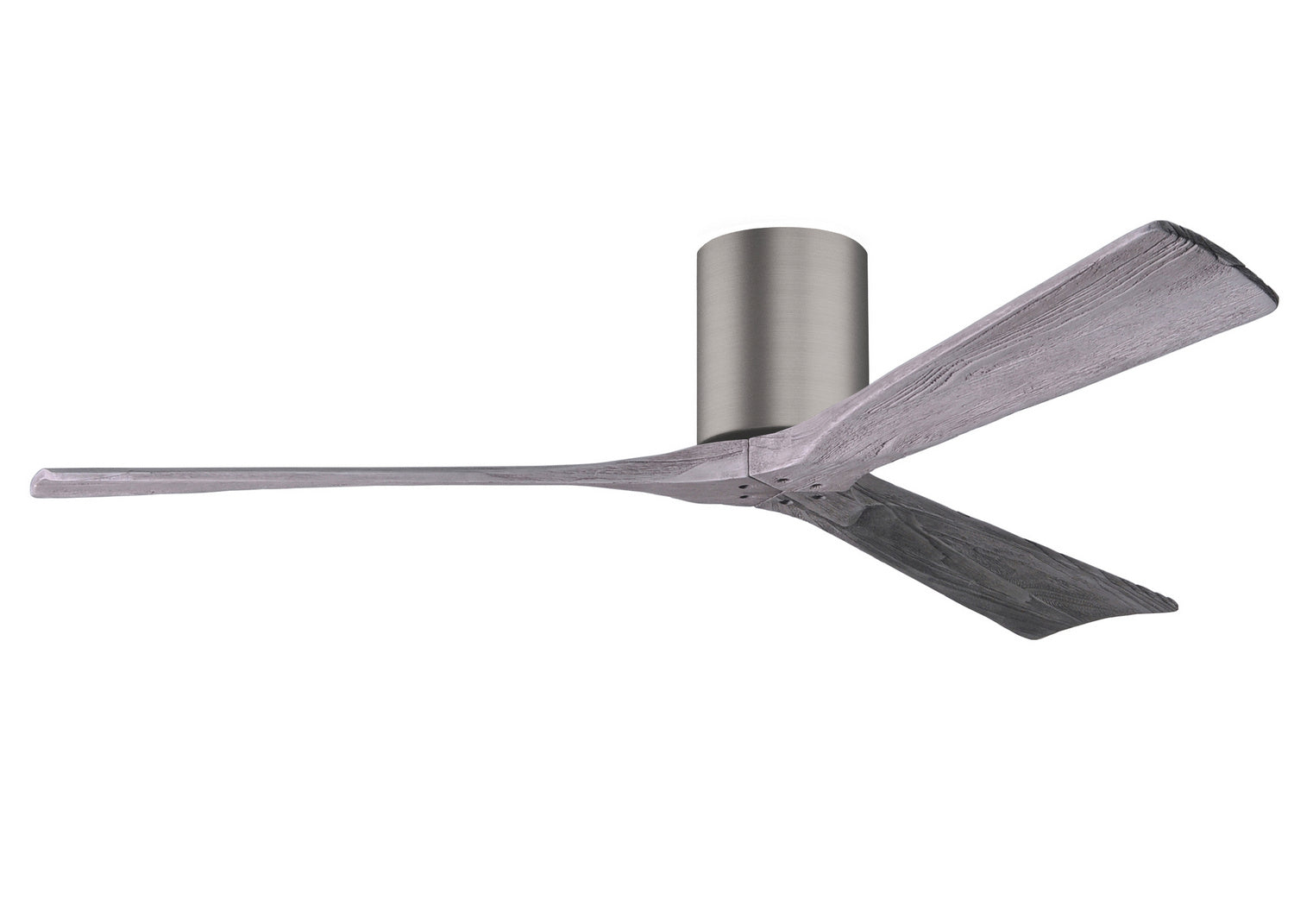 Matthews Fan Company - IR3H-BP-BW-60 - 60"Ceiling Fan - Irene-3H - Brushed Pewter