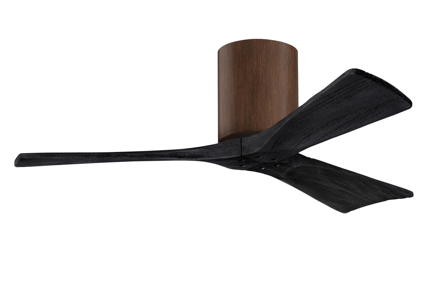 Matthews Fan Company - IR3H-WN-BK-42 - 42"Ceiling Fan - Irene-3H - Walnut