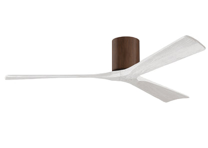Matthews Fan Company - IR3H-WN-MWH-60 - 60"Ceiling Fan - Irene-3H - Walnut