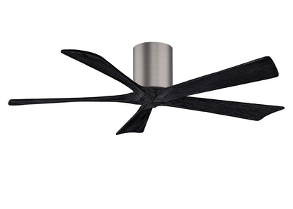 Matthews Fan Company - IR5H-BP-BK-52 - 52"Ceiling Fan - Irene-5H - Brushed Pewter