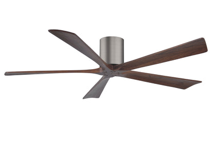 Matthews Fan Company - IR5H-BP-WA-60 - 60"Ceiling Fan - Irene-5H - Brushed Pewter
