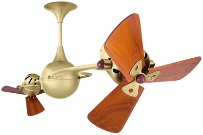 Matthews Fan Company - IV-BRBR-WD - 53"Ceiling Fan - Italo Ventania - Brushed Brass