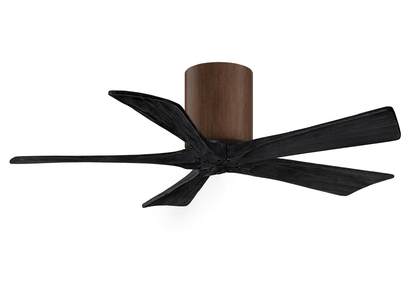 Matthews Fan Company - IR5H-WN-BK-42 - 42"Ceiling Fan - Irene-5H - Walnut