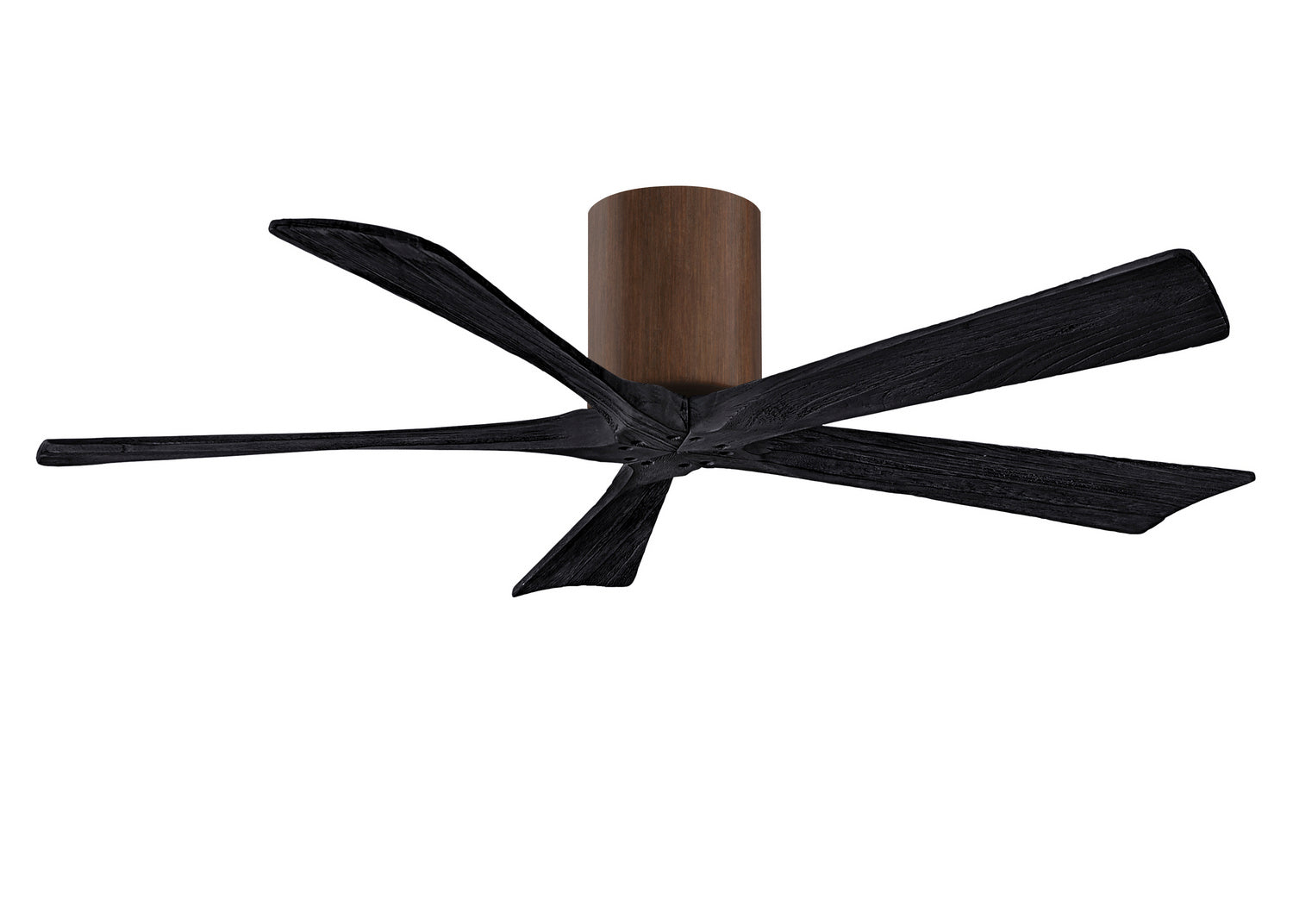 Matthews Fan Company - IR5H-WN-BK-52 - 52"Ceiling Fan - Irene-5H - Walnut
