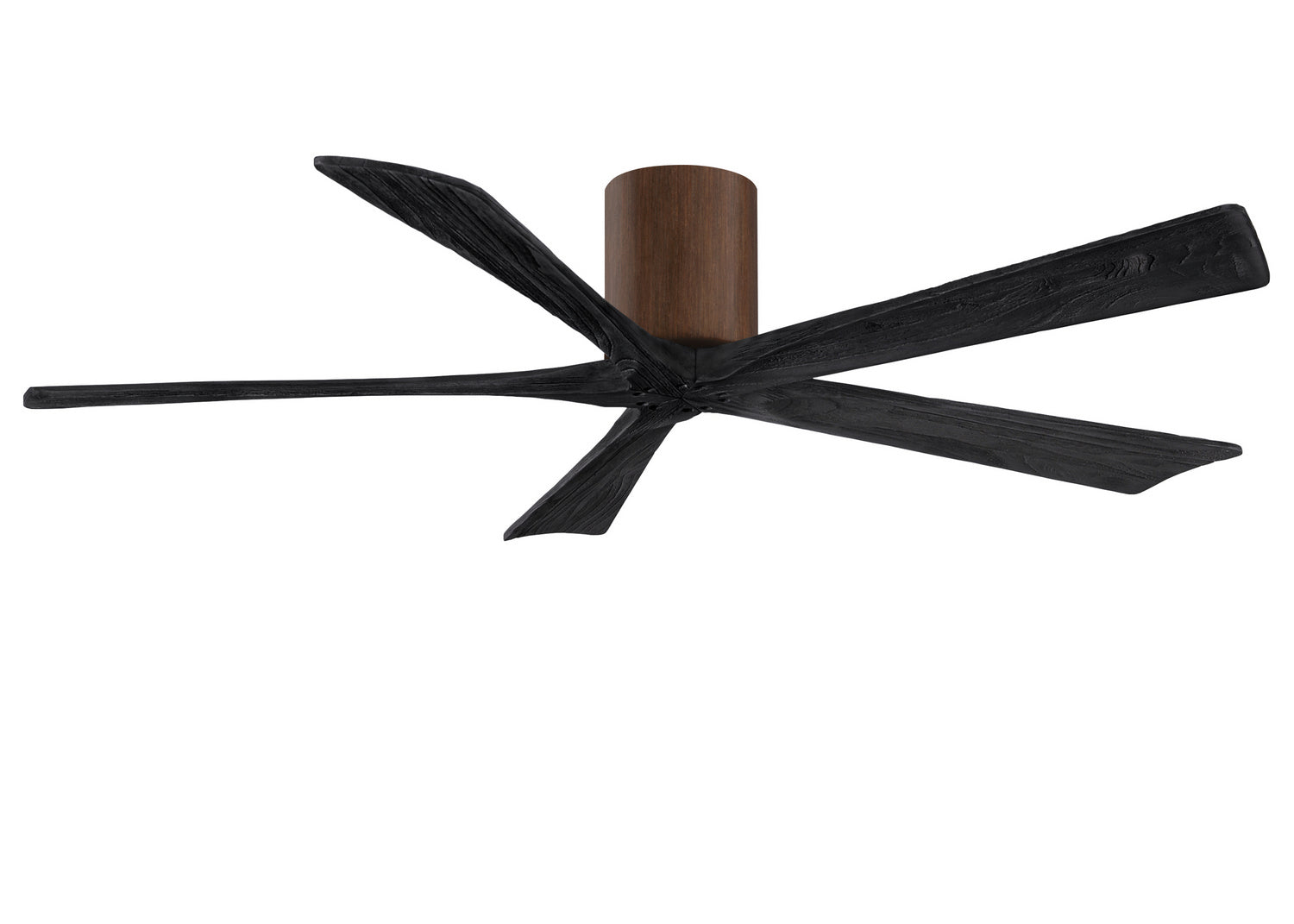 Matthews Fan Company - IR5H-WN-BK-60 - 60"Ceiling Fan - Irene-5H - Walnut