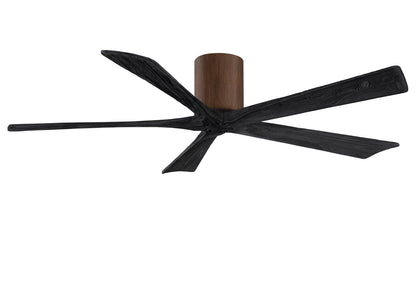 Matthews Fan Company - IR5H-WN-BK-60 - 60"Ceiling Fan - Irene-5H - Walnut