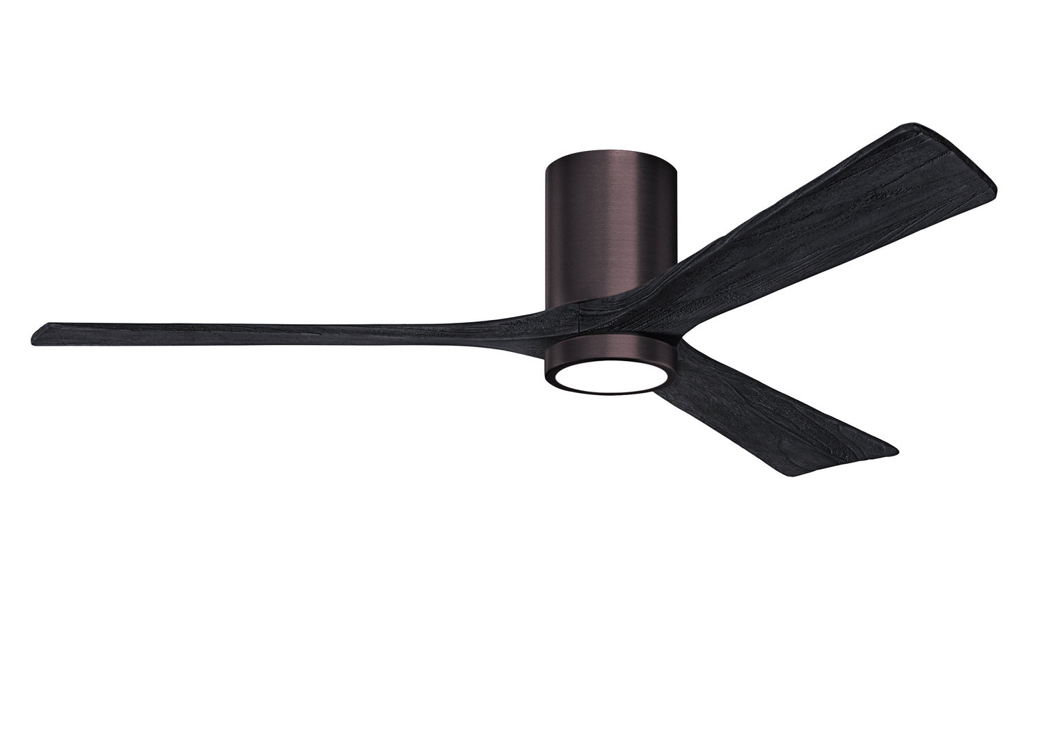 Matthews Fan Company - IR3HLK-BB-BK-60 - 60"Ceiling Fan - Irene-3HLK - Brushed Bronze