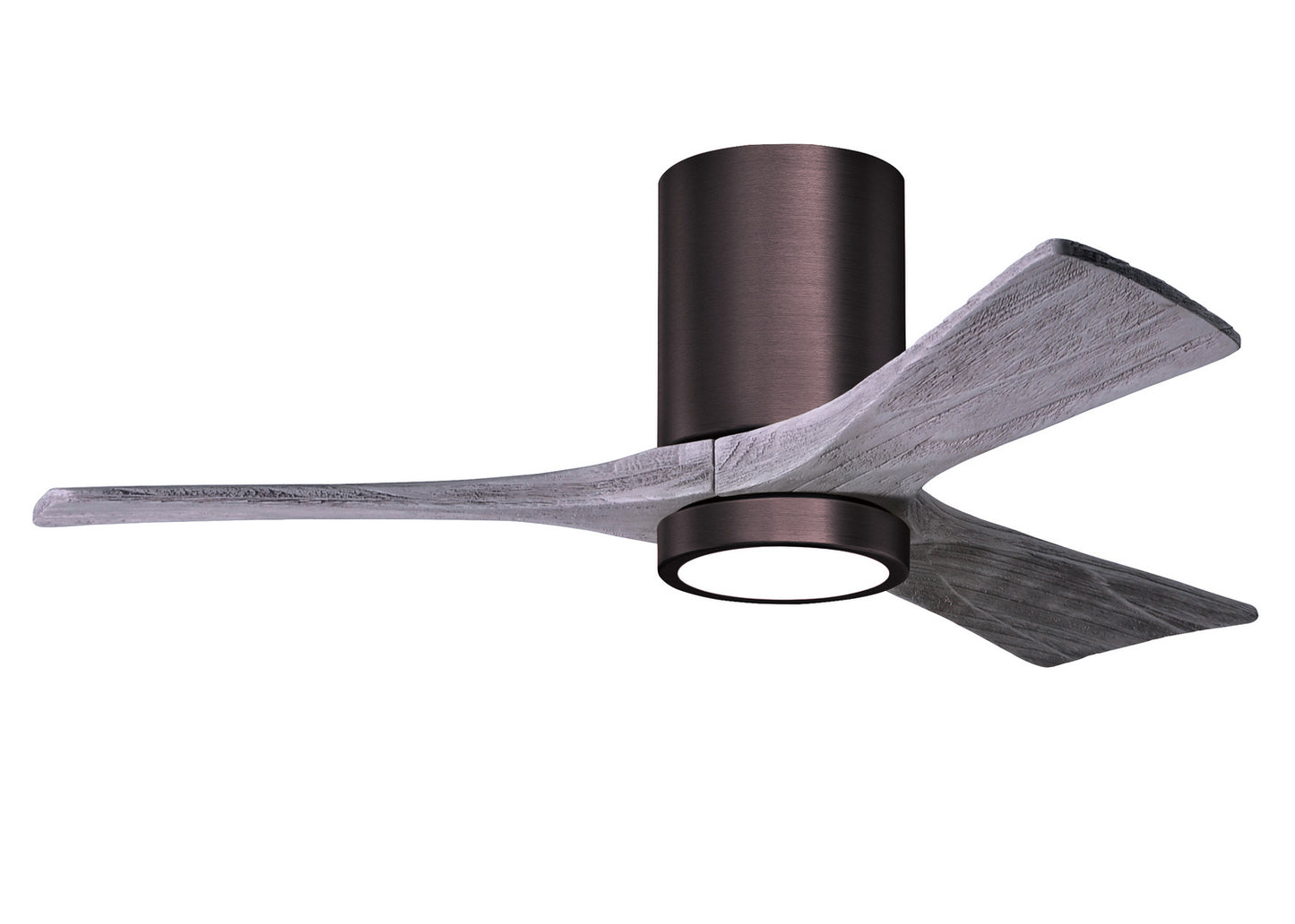 Matthews Fan Company - IR3HLK-BB-BW-42 - 42"Ceiling Fan - Irene-3HLK - Brushed Bronze