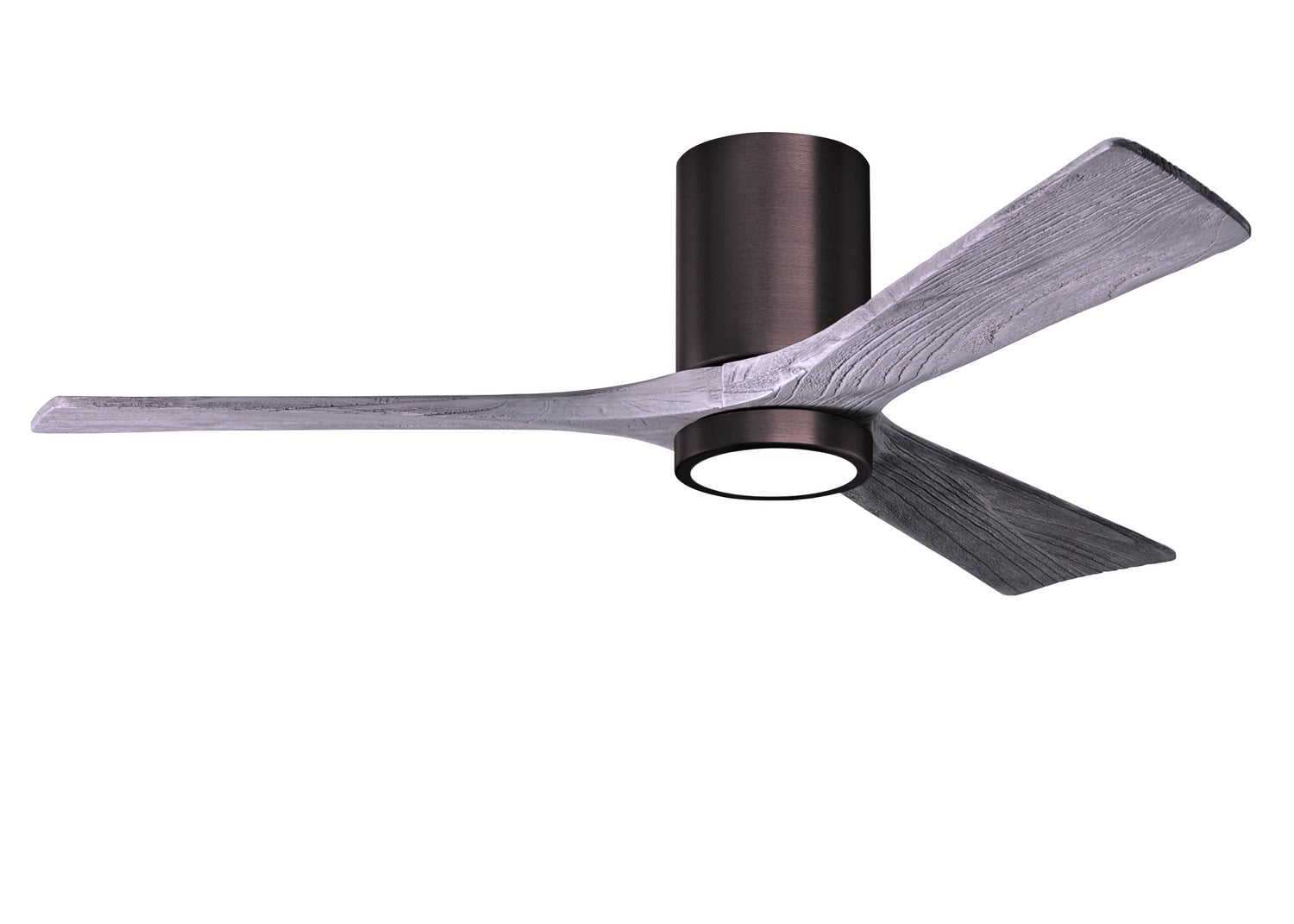 Matthews Fan Company - IR3HLK-BB-BW-52 - 52"Ceiling Fan - Irene-3HLK - Brushed Bronze