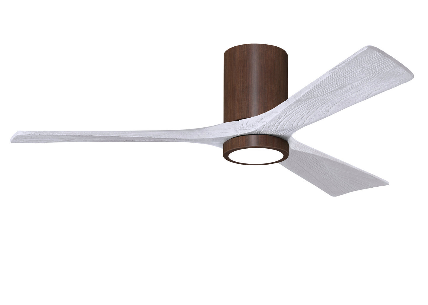 Matthews Fan Company - IR3HLK-WN-MWH-52 - 52"Ceiling Fan - Irene-3HLK - Walnut Tone