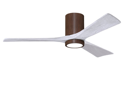 Matthews Fan Company - IR3HLK-WN-MWH-52 - 52"Ceiling Fan - Irene-3HLK - Walnut Tone