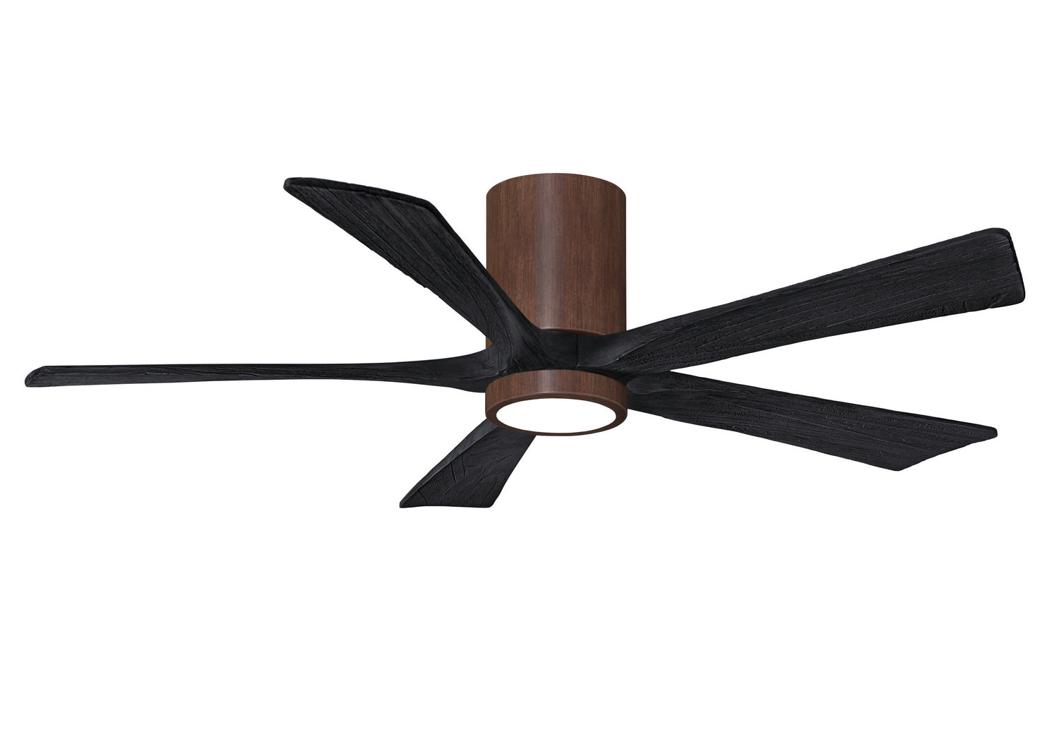 Matthews Fan Company - IR5HLK-WN-BK-52 - 52"Ceiling Fan - Irene-5HLK - Walnut