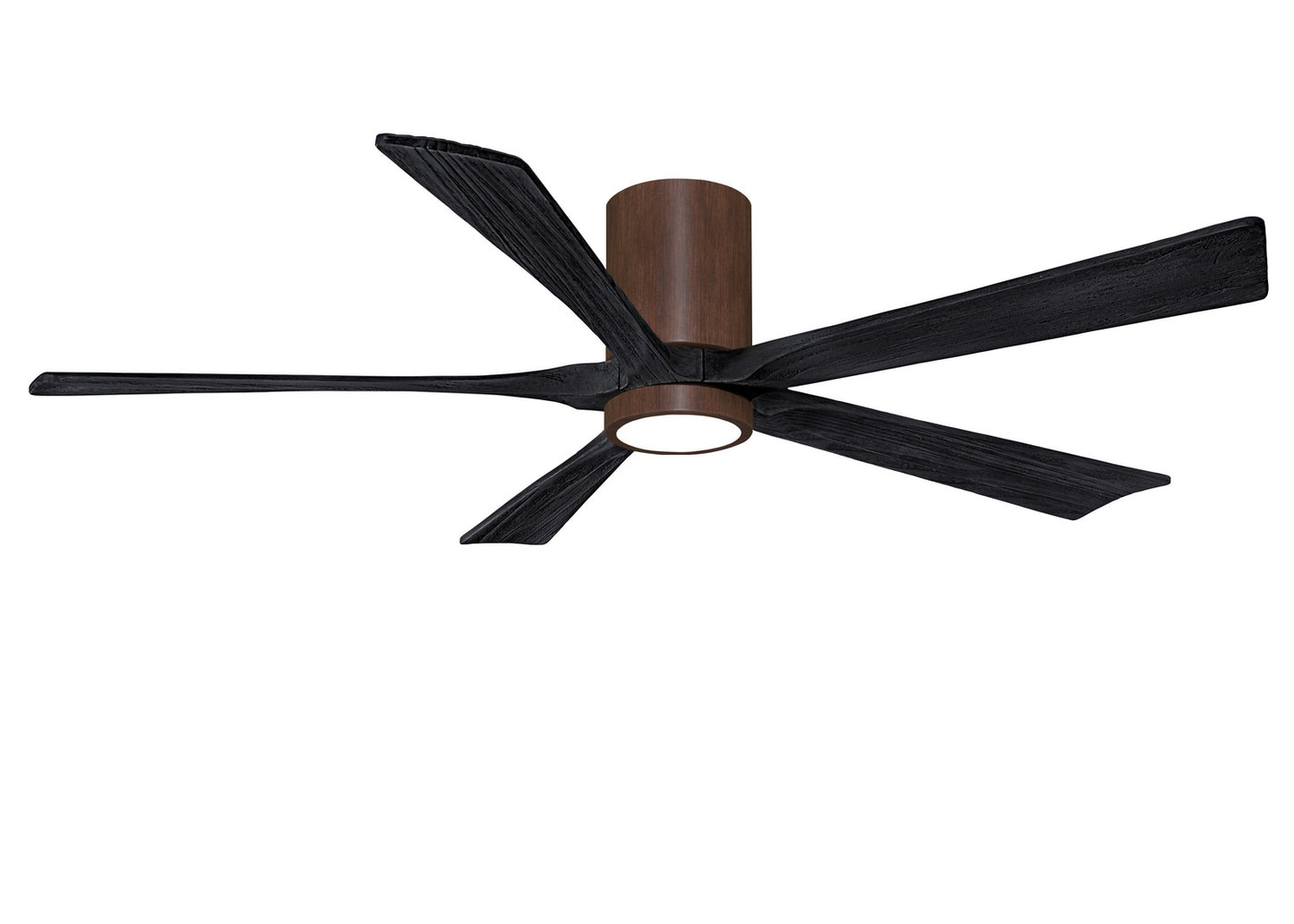 Matthews Fan Company - IR5HLK-WN-BK-60 - 60"Ceiling Fan - Irene-5HLK - Walnut