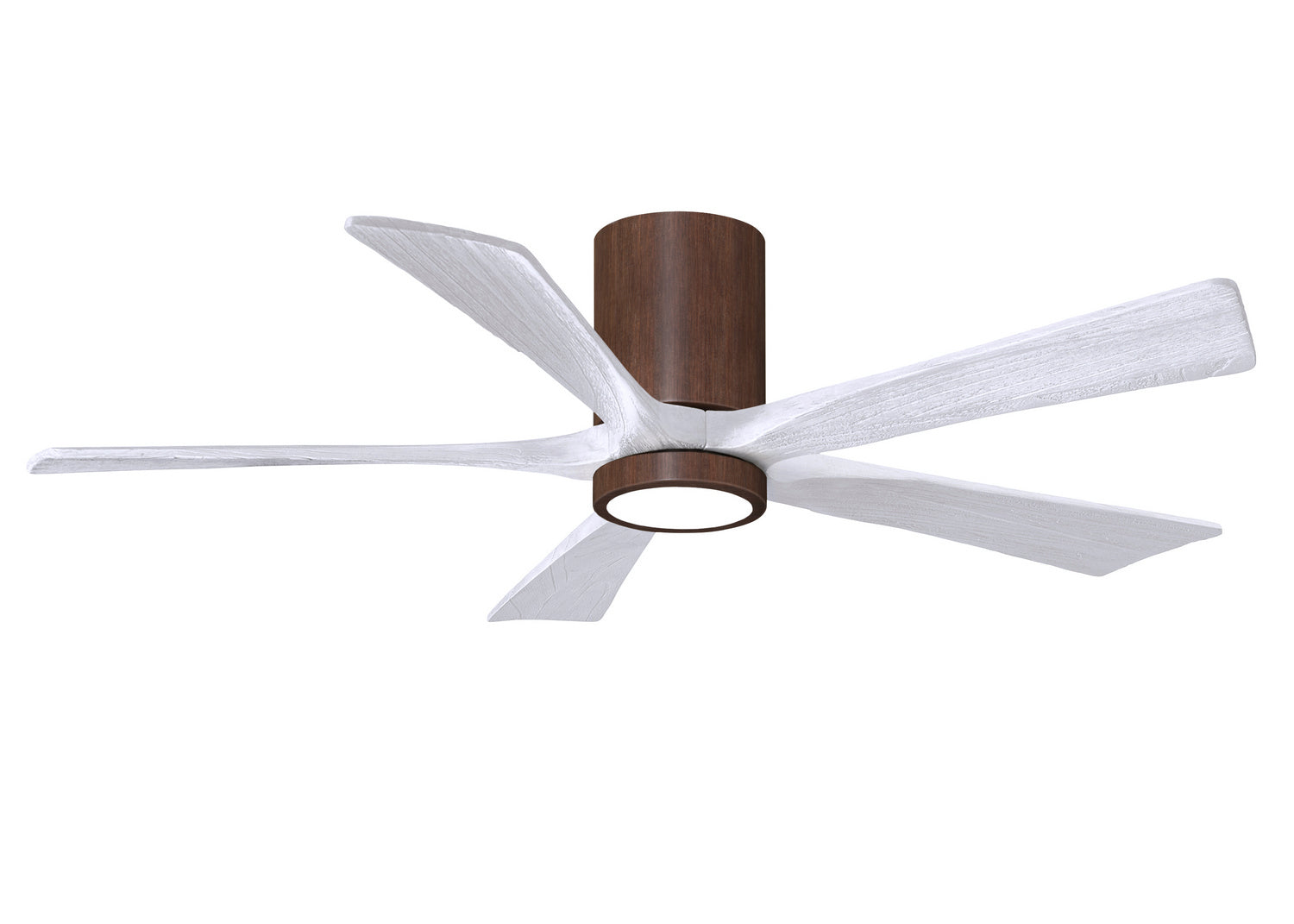 Matthews Fan Company - IR5HLK-WN-MWH-52 - 52"Ceiling Fan - Irene-5HLK - Walnut