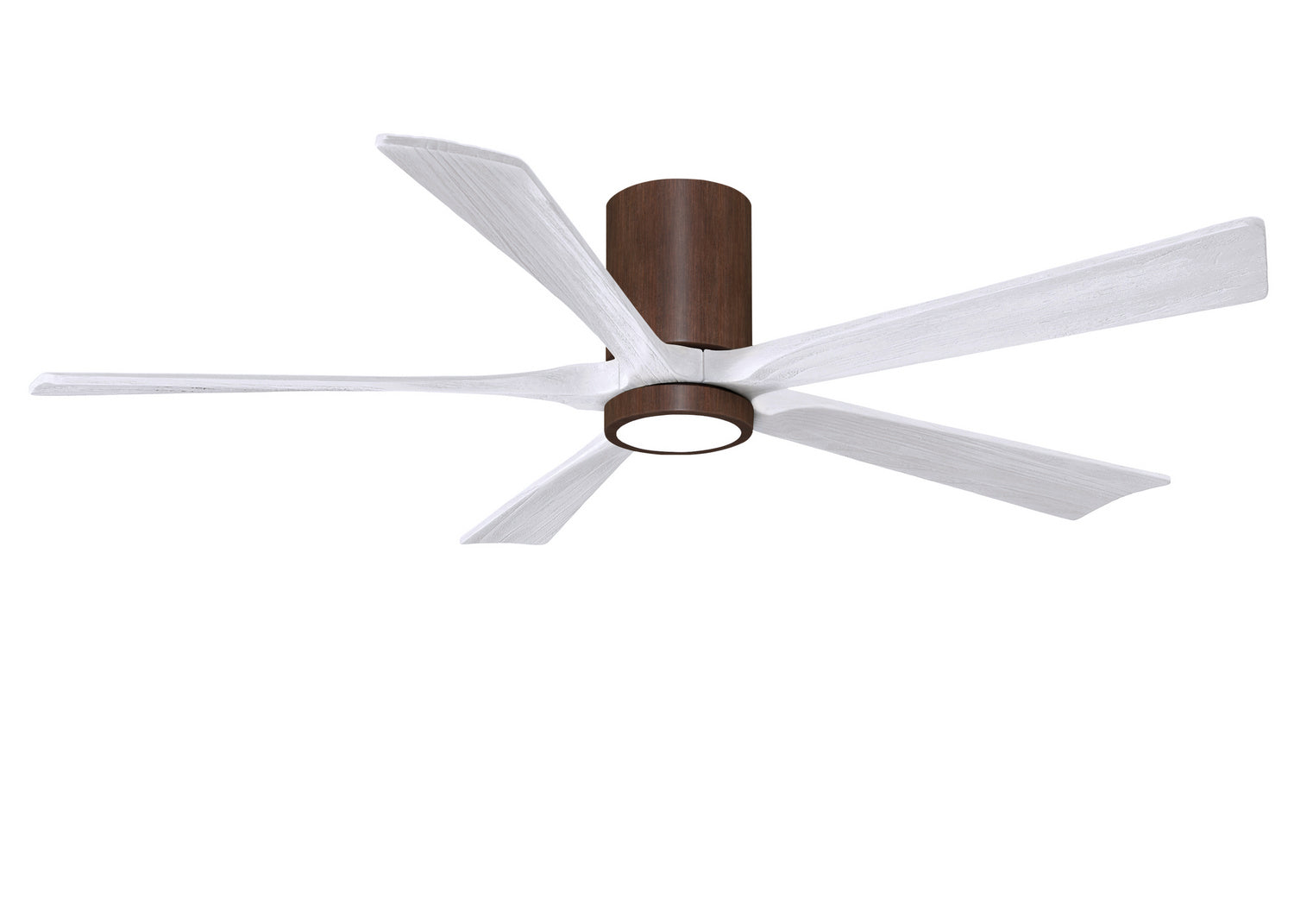 Matthews Fan Company - IR5HLK-WN-MWH-60 - 60"Ceiling Fan - Irene-5HLK - Walnut