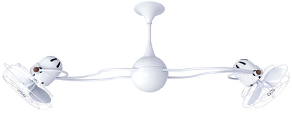 Matthews Fan Company - IV-WH-MTL - 53"Ceiling Fan - Italo Ventania - Gloss White