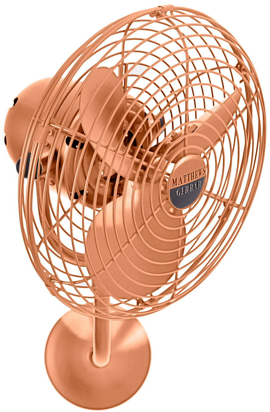 Matthews Fan Company - MP-BRCP-MTL - 19"Wall Fan - Michelle Parede - Brushed Copper