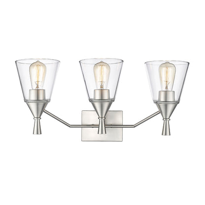 Millennium - 410003-BN - Three Light Vanity - Artini - Brushed Nickel
