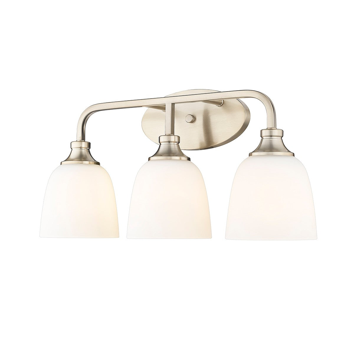 Millennium - 491003-MG - Three Light Vanity - Alberta - Modern Gold