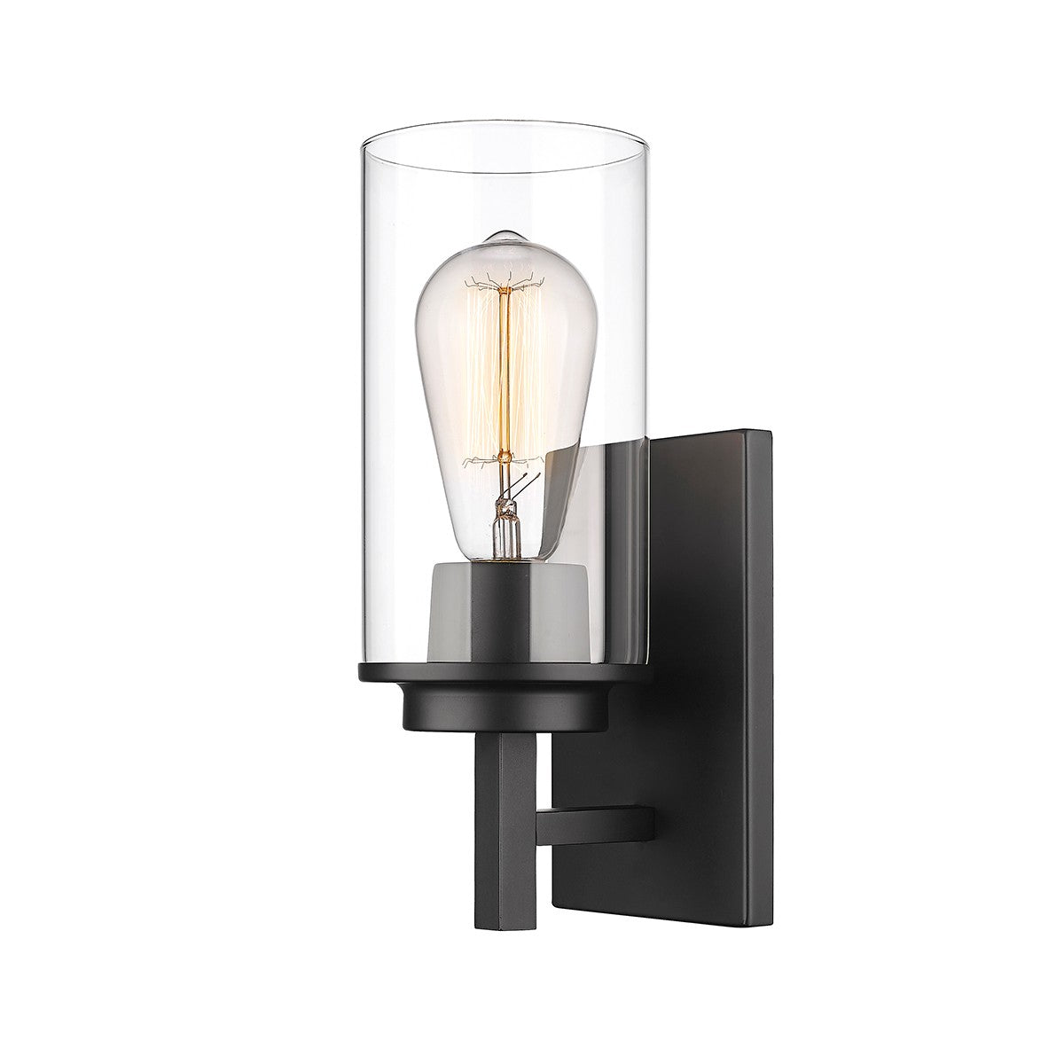 Millennium - 493001-MB - One Light Wall Sconce - Janna - Matte Black