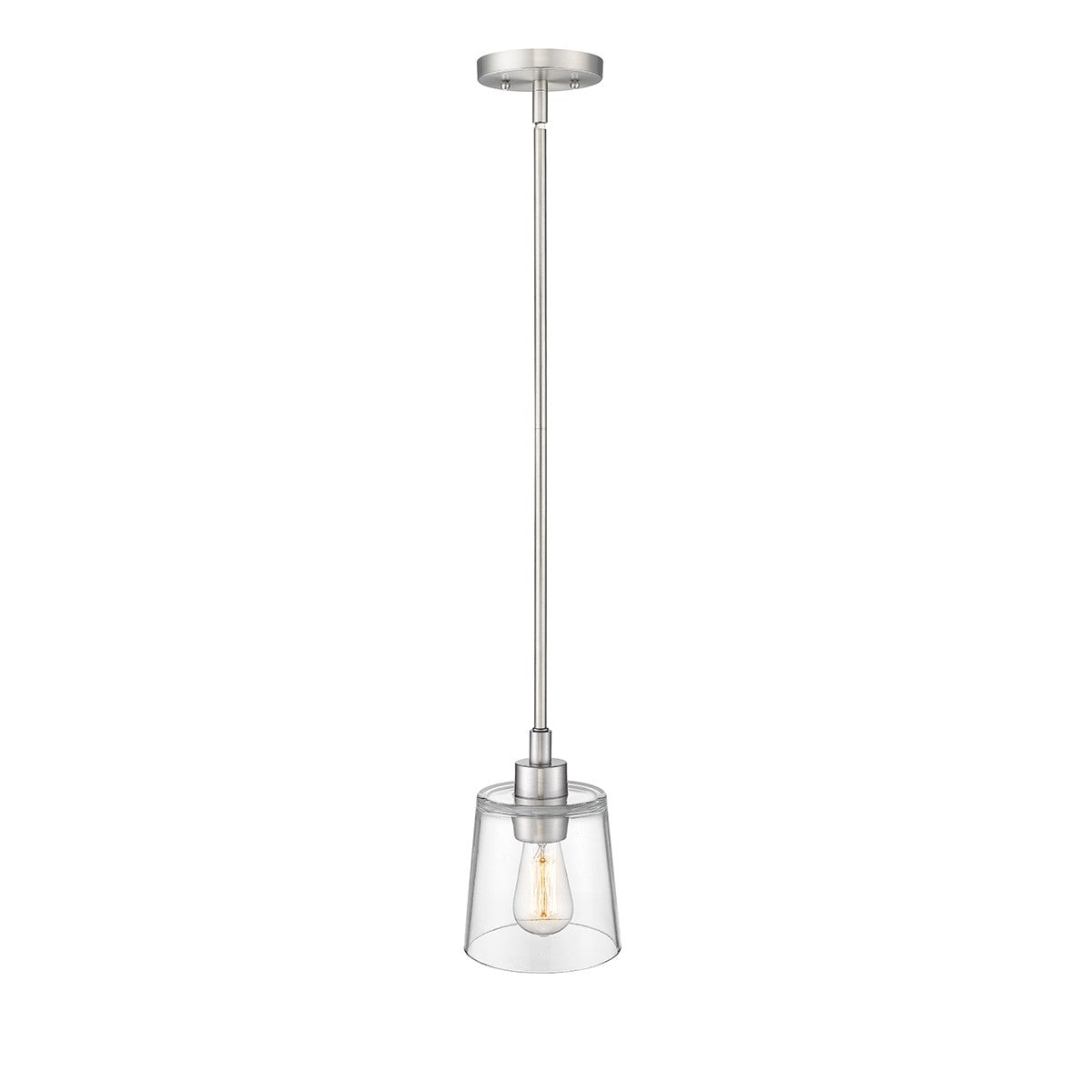 Millennium - 497001-BN - One Light Mini-Pendant - Evalon - Brushed Nickel