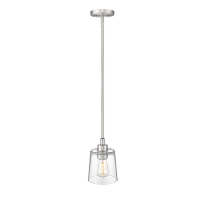 Millennium - 497001-BN - One Light Mini-Pendant - Evalon - Brushed Nickel