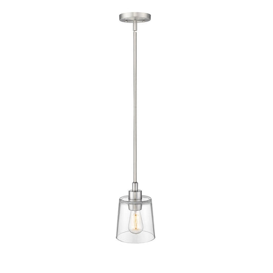 Millennium - 497001-BN - One Light Mini-Pendant - Evalon - Brushed Nickel