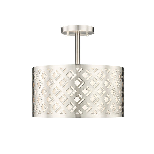 Millennium - 4292-BN - Two Light Semi Flush Mount - Gracelan - Brushed Nickel