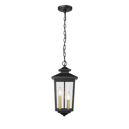 Millennium - 4643-PBK - Two Light Outdoor Hanging Lantern - Eldrick - Powder Coated Black