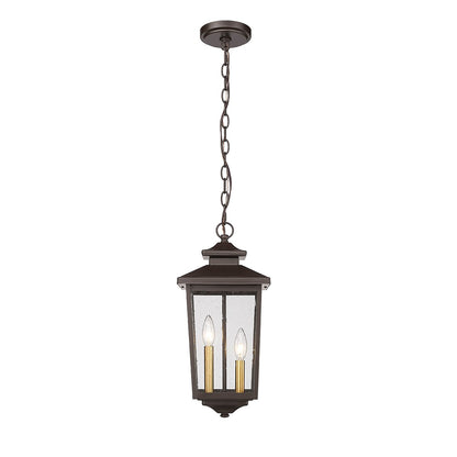 Millennium - 4643-PBZ - Two Light Outdoor Hanging Lantern - Eldrick - Powder Coated Bronze