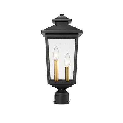 Millennium - 4644-PBK - Two Light Outdoor Post Lantern - Eldrick - Powder Coated Black