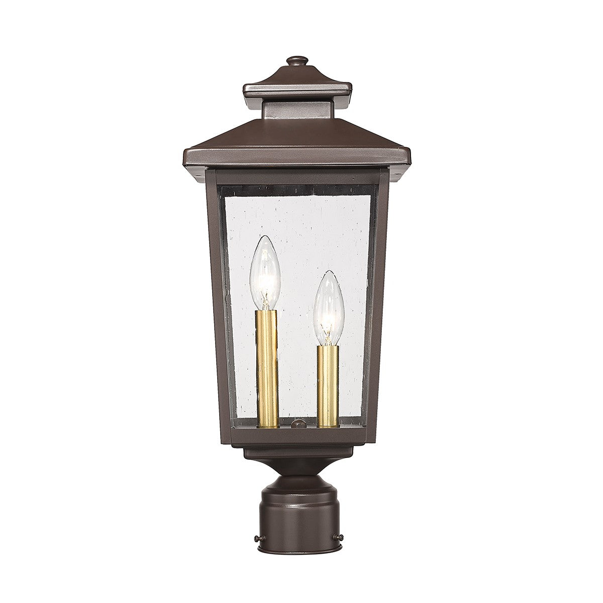 Millennium - 4644-PBZ - Two Light Outdoor Post Lantern - Eldrick - Powder Coated Bronze