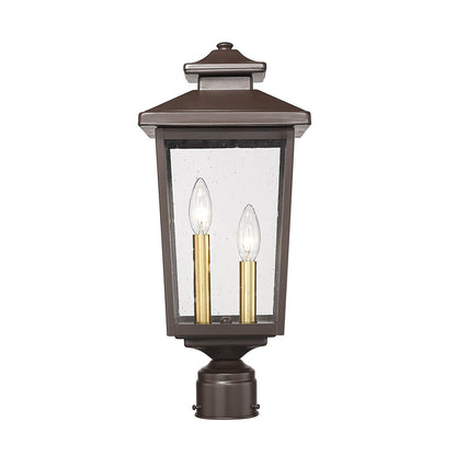 Millennium - 4644-PBZ - Two Light Outdoor Post Lantern - Eldrick - Powder Coated Bronze