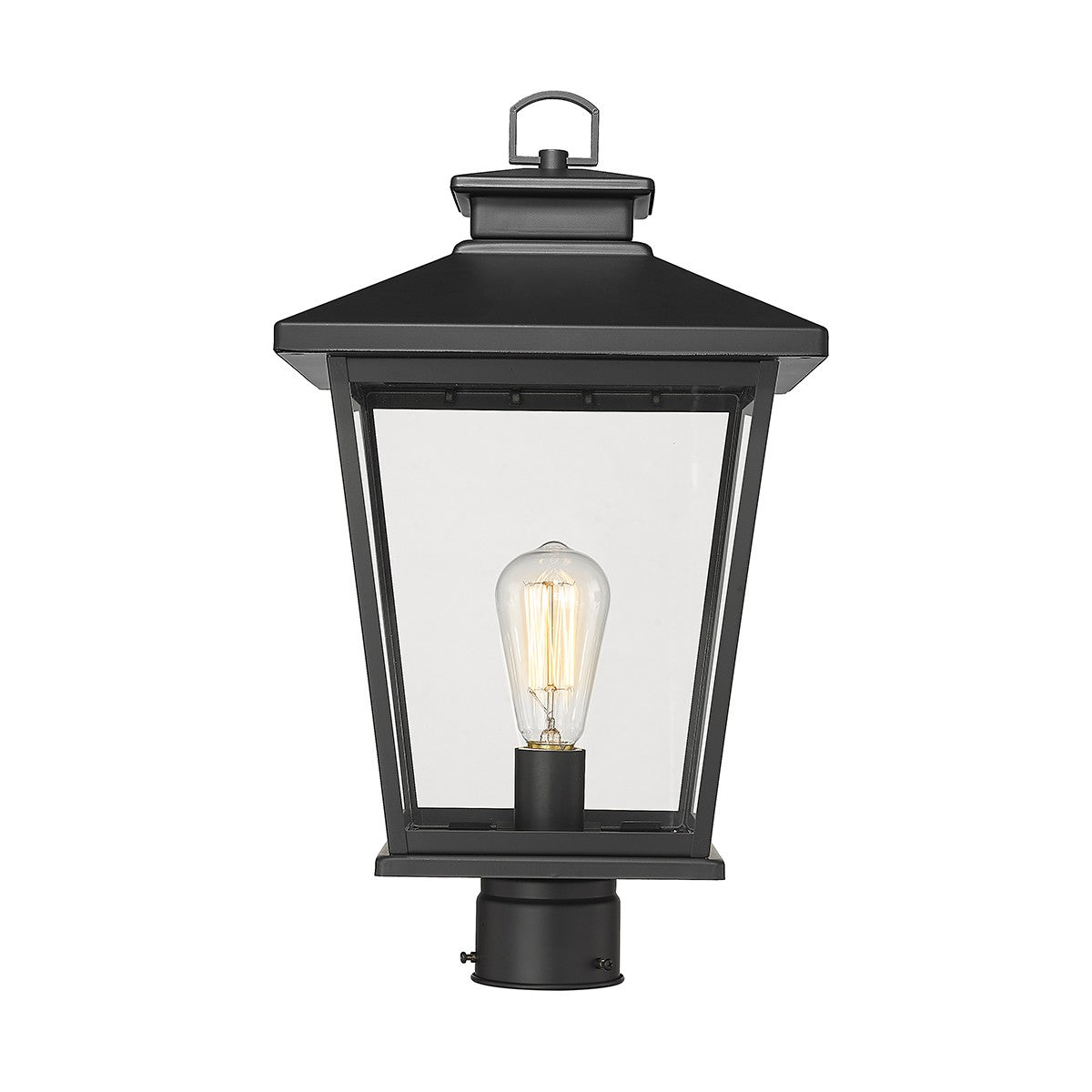 Millennium - 4723-PBK - One Light Outdoor Post Lantern - Bellmon - Powder Coated Black