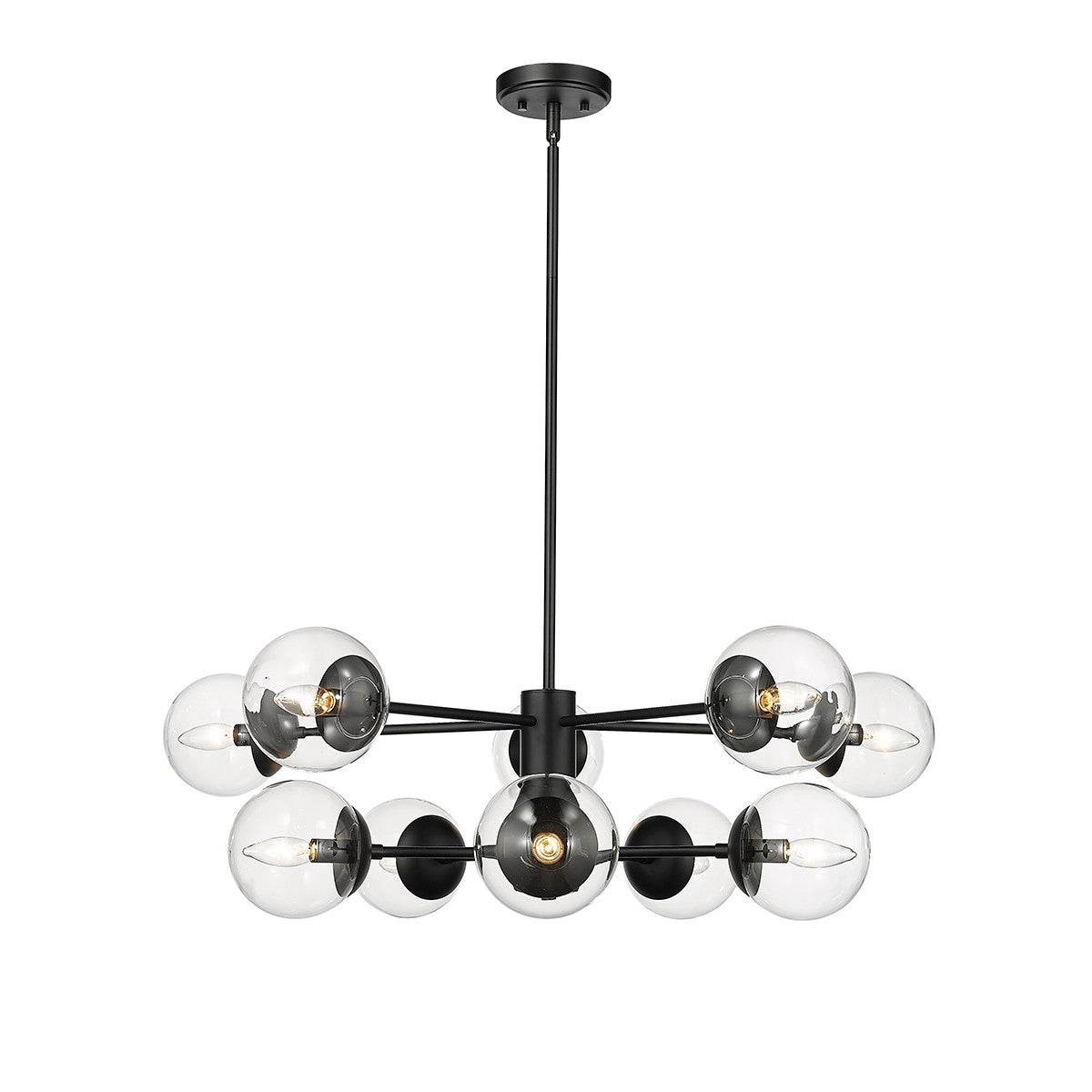 Millennium - 8150-MB - Ten Light Chandelier - Avell - Matte Black