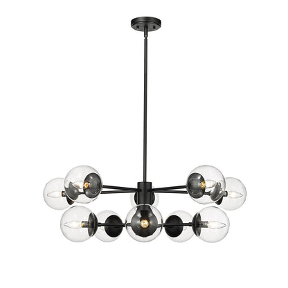 Millennium - 8150-MB - Ten Light Chandelier - Avell - Matte Black