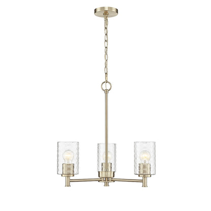 Millennium - 9213-MG - Three Light Chandelier - Ashli - Modern Gold