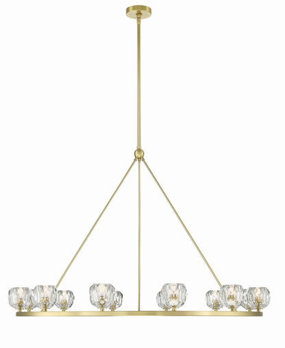 Crystorama - ARA-10266-SB - LED Chandelier - Aragon - Soft Brass