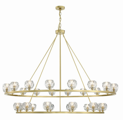 Crystorama - ARA-10269-SB - LED Chandelier - Aragon - Soft Brass