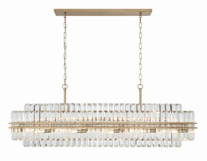 Crystorama - HAY-1417-AG - 16 Light Chandelier - Hayes - Aged Brass