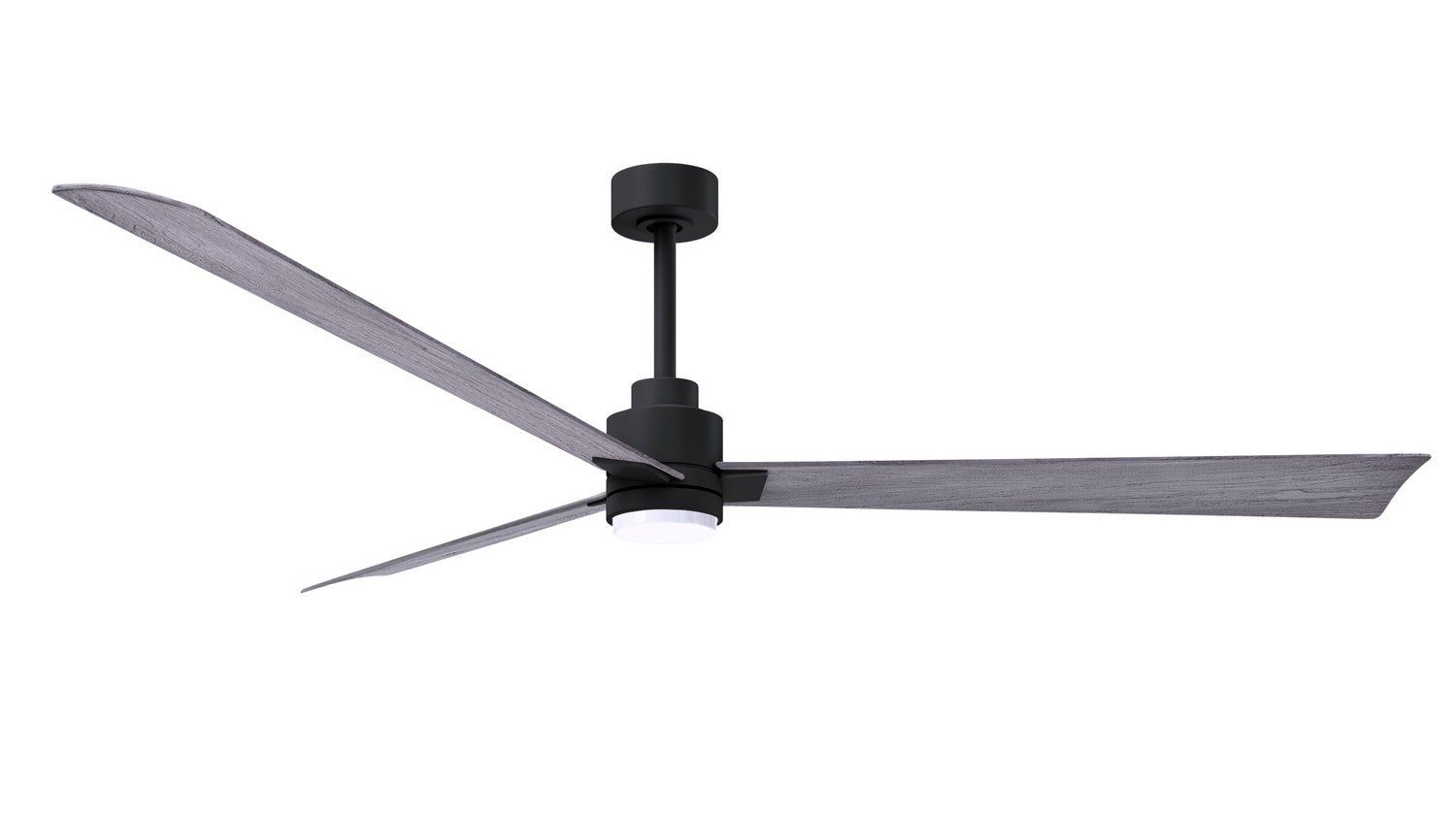 Matthews Fan Company - AKLK-BK-BW-72 - 72"Ceiling Fan - Alessandra - LK - Matte Black