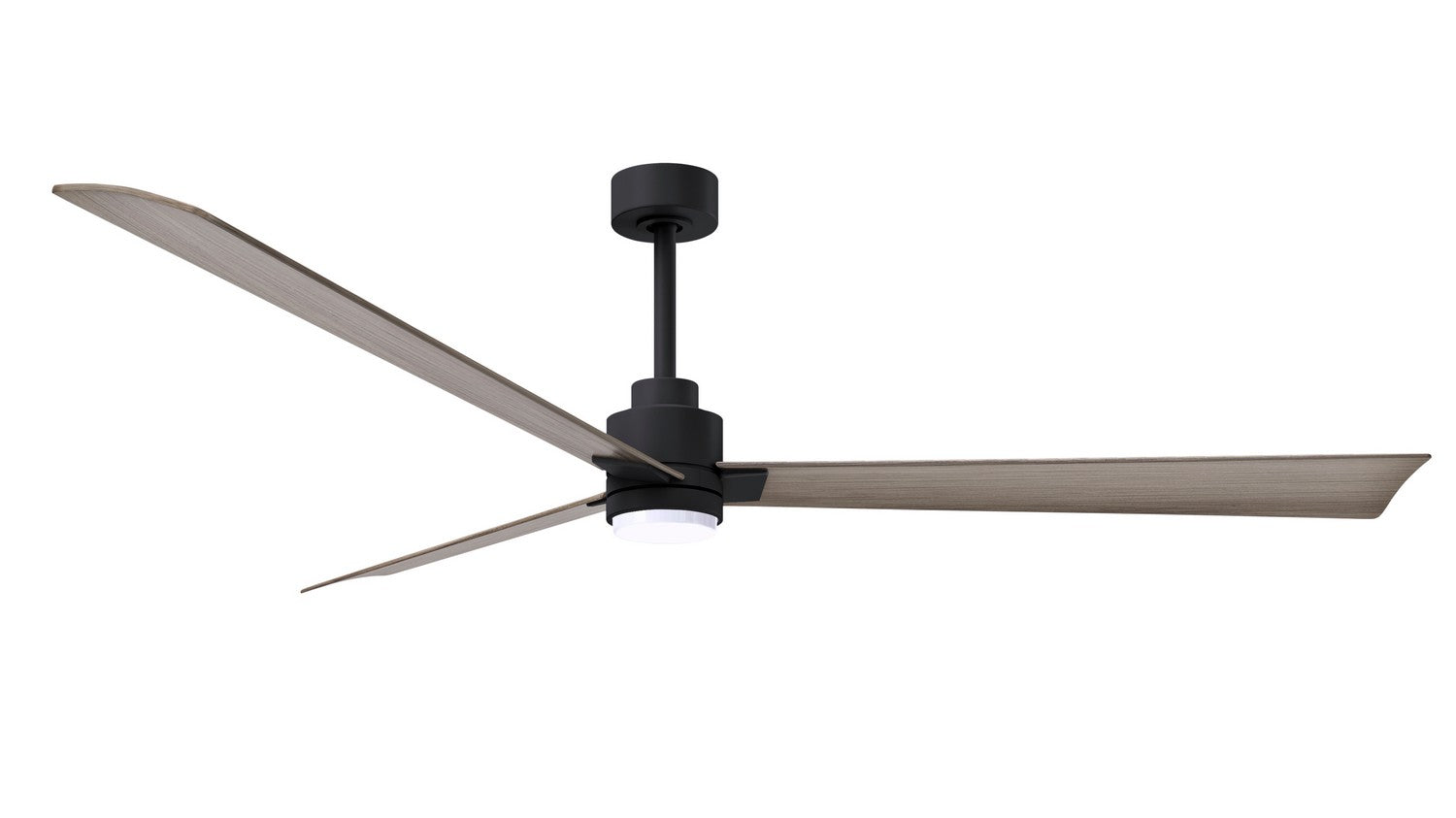 Matthews Fan Company - AKLK-BK-GA-72 - 72"Ceiling Fan - Alessandra - LK - Matte Black