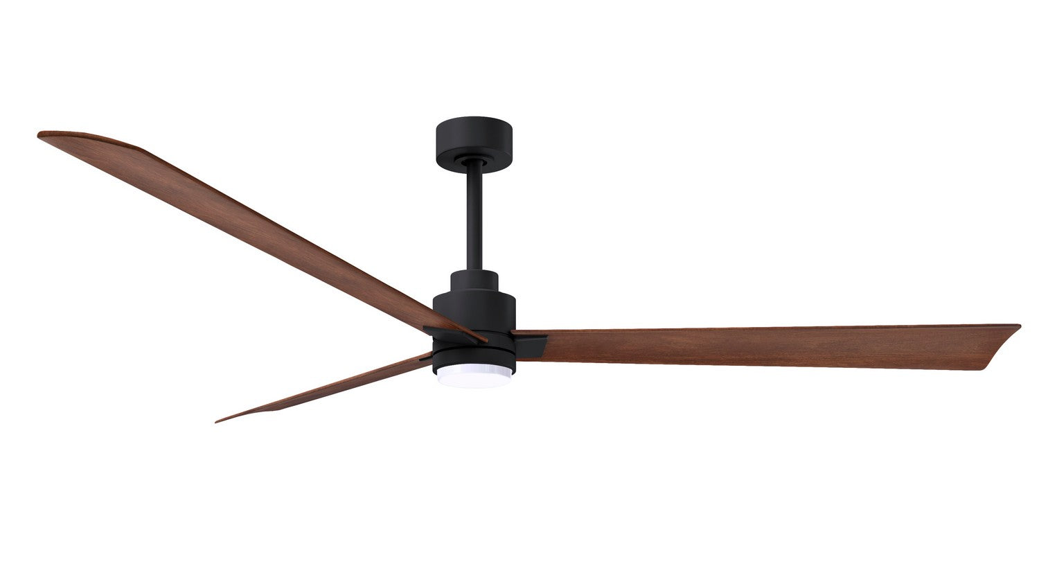 Matthews Fan Company - AKLK-BK-WN-72 - 72"Ceiling Fan - Alessandra - LK - Matte Black