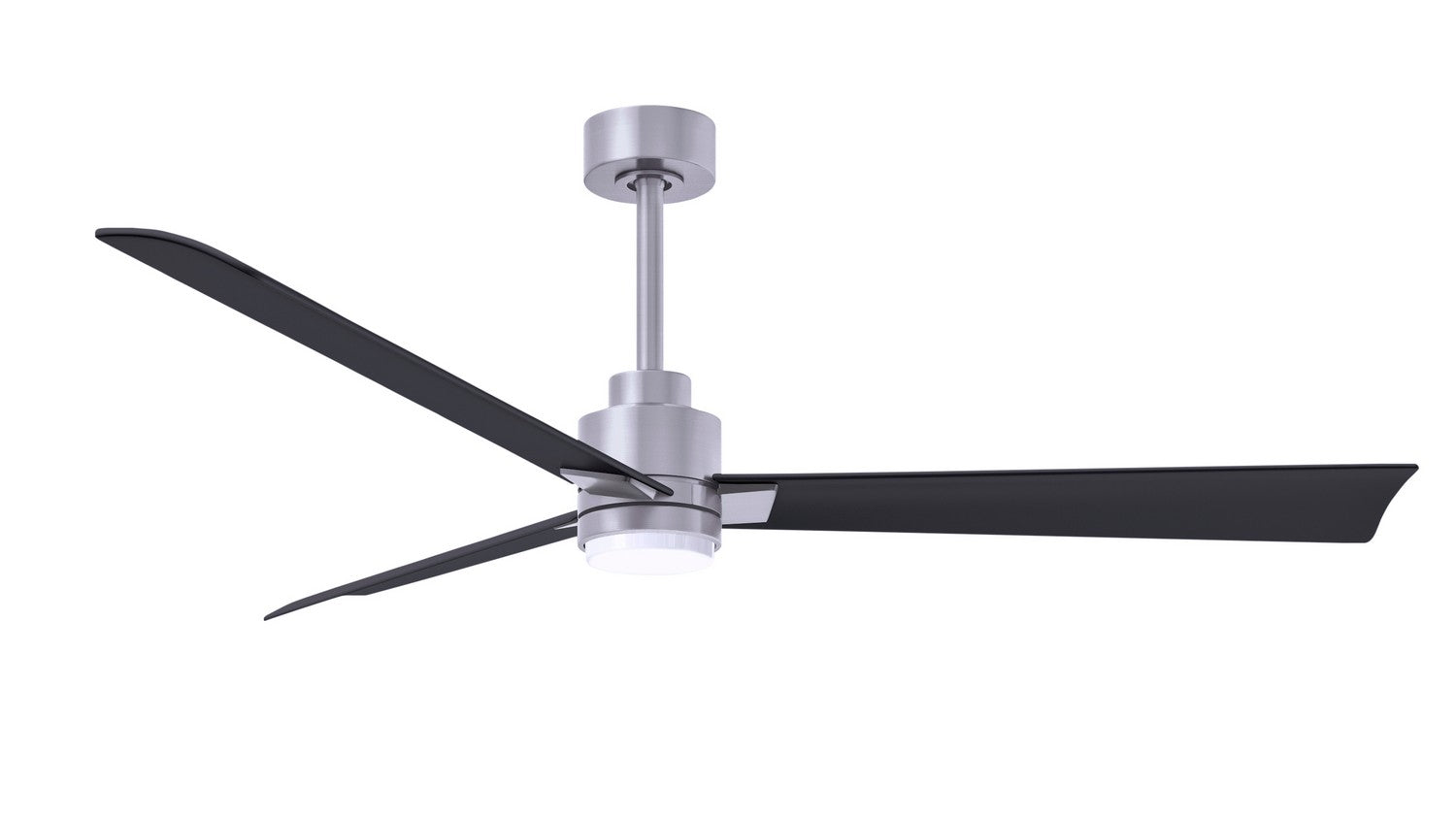 Matthews Fan Company - AKLK-BN-BK-56 - 56"Ceiling Fan - Alessandra - LK - Brushed Nickel