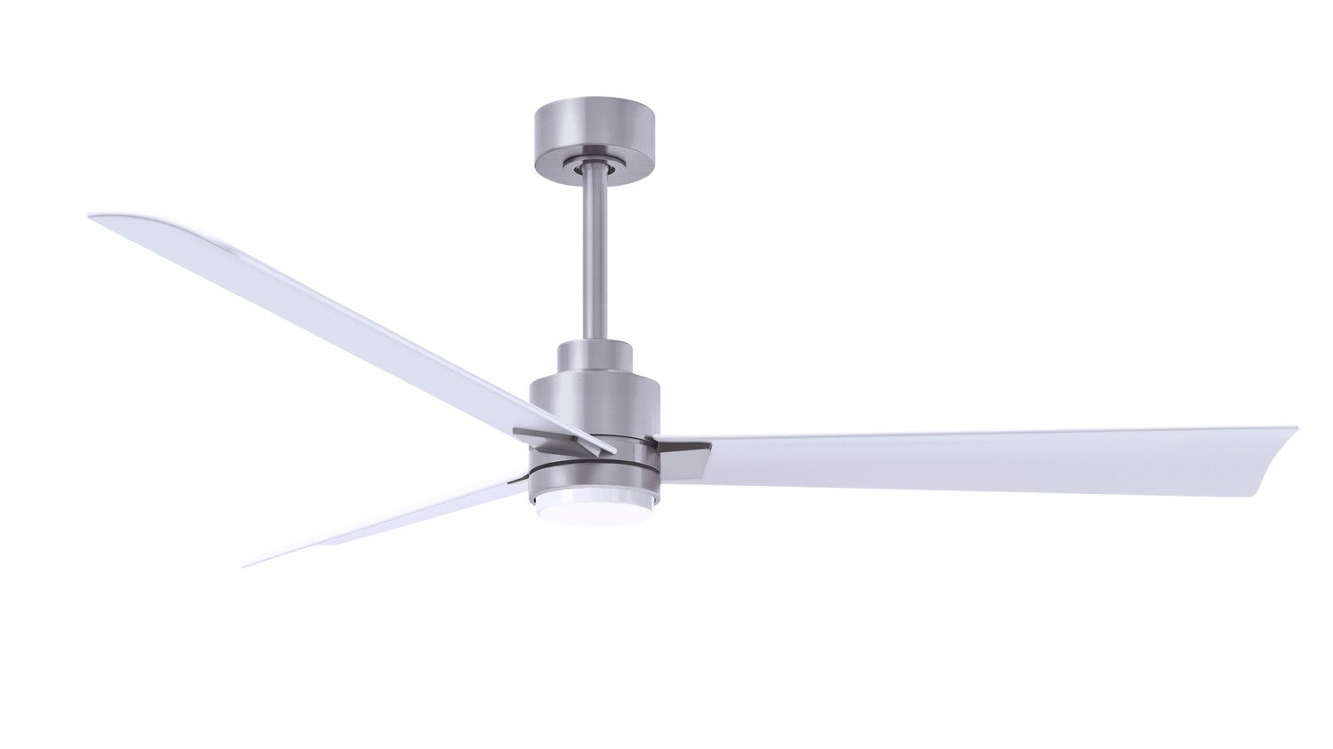Matthews Fan Company - AKLK-BN-MWH-56 - 56"Ceiling Fan - Alessandra - LK - Brushed Nickel